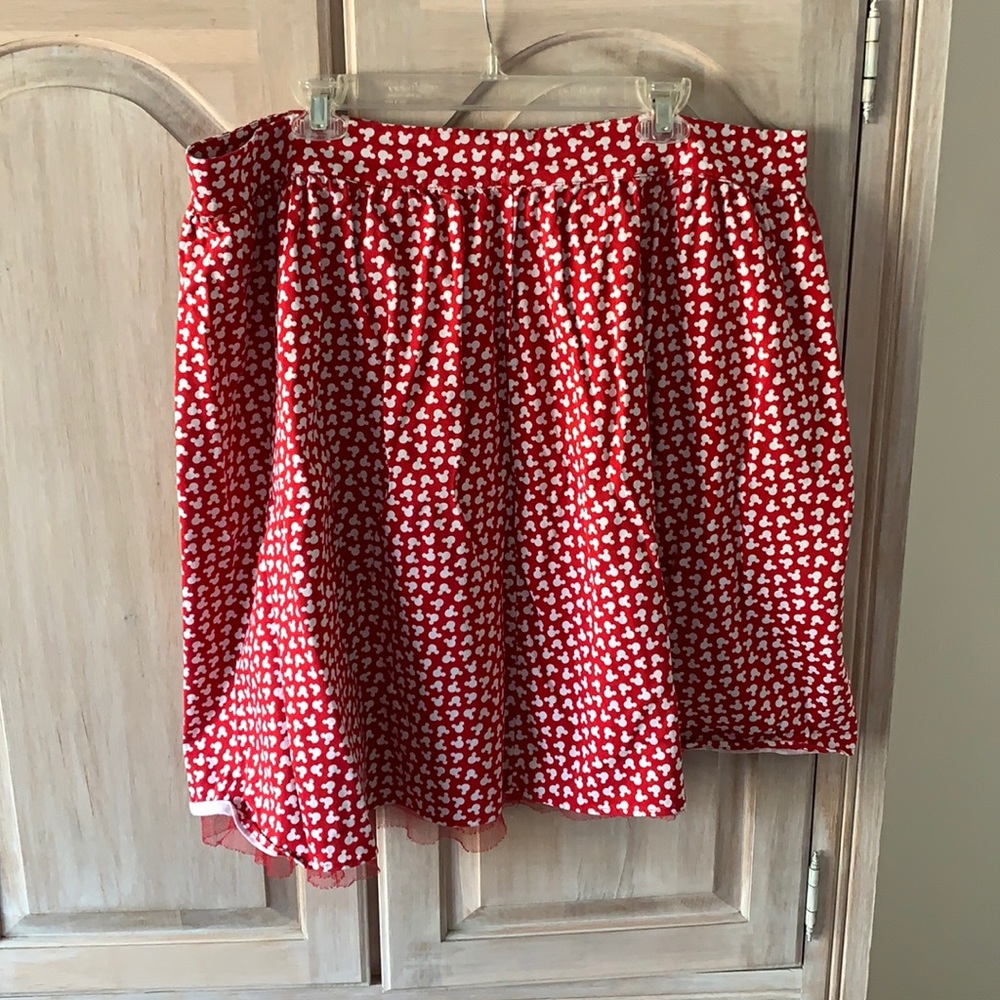Torrid Disney Red Mickey Skirt Size 18